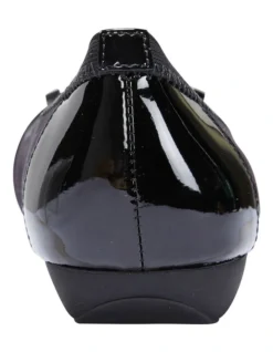 Tamsin Black Patent/Print Flat Shoes -Myer Clothing Shop 830773720 6 720x928