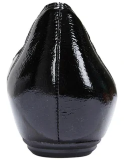Pamper Black Crinkle Patent Flat Shoes 12 Pamper Black Crinkle Patent Flat Shoes -Myer Clothing Shop 830773900 6 720x928