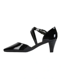 Adison Black Patent Heeled Shoes -Myer Clothing Shop 830831860 3 720x928