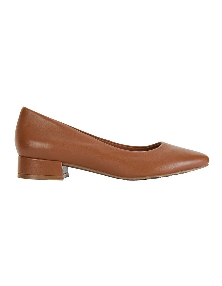 Janine Cognac Glove Heeled Shoes 1 Janine Cognac Glove Heeled Shoes