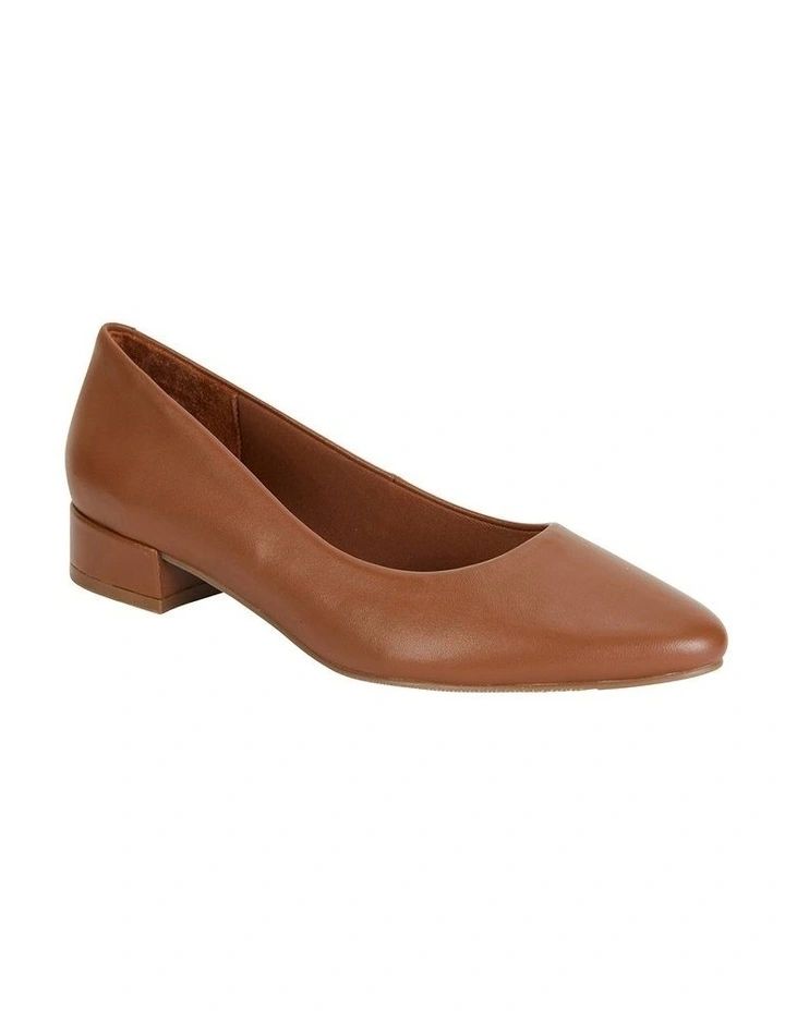 Janine Cognac Glove Heeled Shoes 2 Janine Cognac Glove Heeled Shoes - Image 2