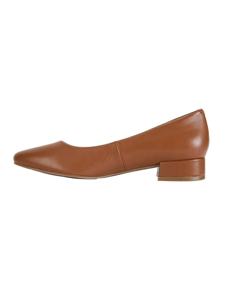 Janine Cognac Glove Heeled Shoes 3 Janine Cognac Glove Heeled Shoes - Image 3
