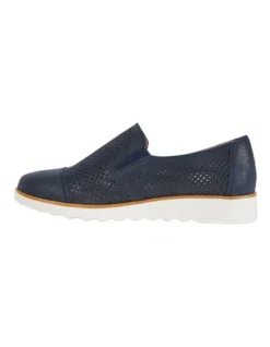Davis Navy Combo Flat Shoes -Myer Clothing Shop 830946160 3 720x928