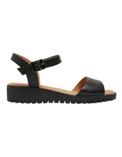 Georgie Sandals In Black Leather