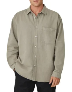 The Portland Long Sleeve Shirt Sage