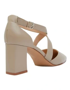 Kara Heeled Shoes In Nude Leather 9 Kara Heeled Shoes In Nude Leather -Myer Clothing Shop 831530710 4 720x928