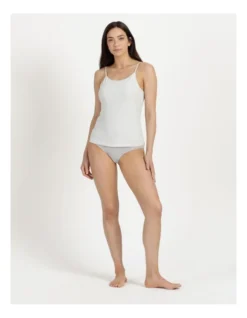 SOHO Organic Cotton Cami In Grey Marle