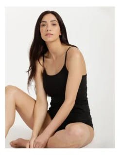 SOHO Organic Cotton Cami Standard In Black