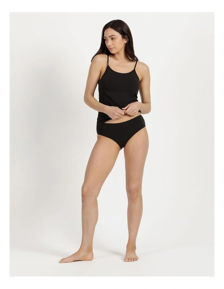 SOHO Organic Cotton Cami Standard In Black 4 SOHO Organic Cotton Cami Standard In Black - Image 4