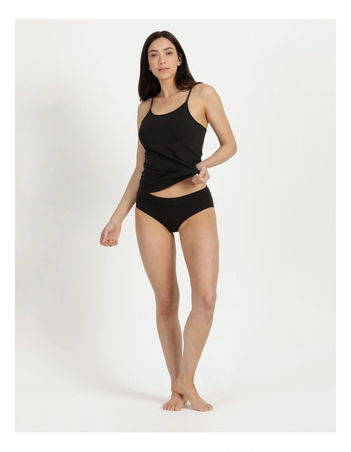 SOHO Organic Cotton Cami Standard In Black 5 SOHO Organic Cotton Cami Standard In Black - Image 5