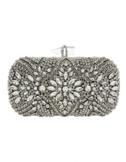 Gelsey Black/White Clutch Bag