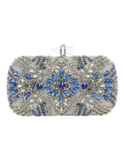 Gelsey Silver/Multi Clutch Bag