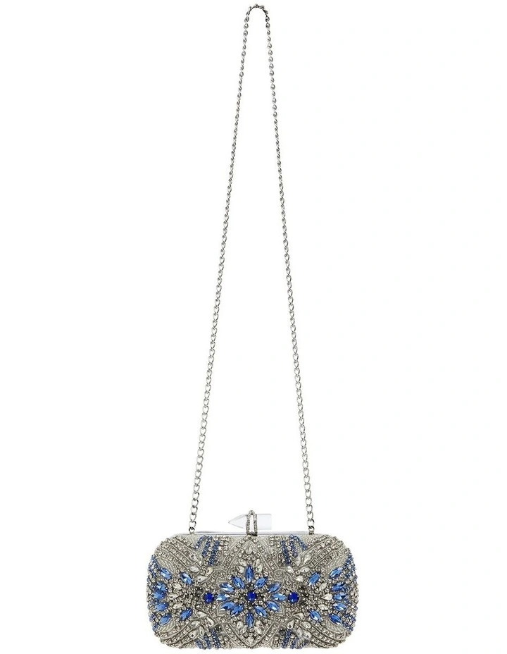 Gelsey Silver/Multi Clutch Bag 4 Gelsey Silver/Multi Clutch Bag - Image 4