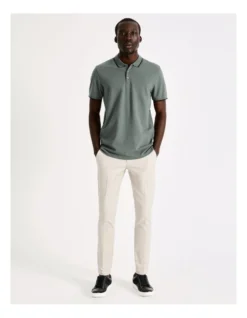 Amalfi Pique Polo In Khaki -Myer Clothing Shop 833887270 3 2 720x928