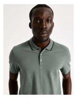 Amalfi Pique Polo In Khaki -Myer Clothing Shop 833887270 7 1 720x928