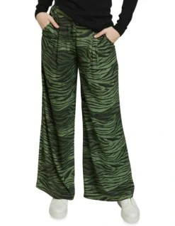 Oxford Chantal Animal Print Wide Leg Pants -Myer Clothing Shop 835927390 4 720x928