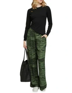 Oxford Chantal Animal Print Wide Leg Pants -Myer Clothing Shop 835927390 5 720x928