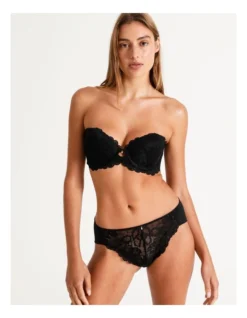 Chloe & Lola Lace Strapless Contour Bra Black -Myer Clothing Shop 836119540 870778540 6 720x928