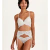 Chloe & Lola Ivory Lace Suspender
