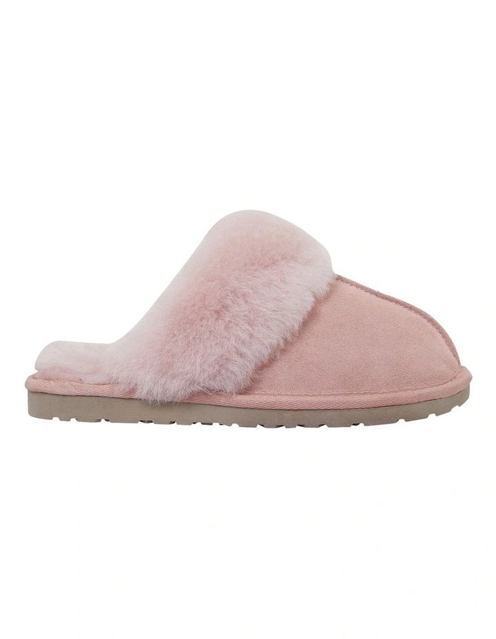 Peggy Pink Suede Slippers 1 Peggy Pink Suede Slippers