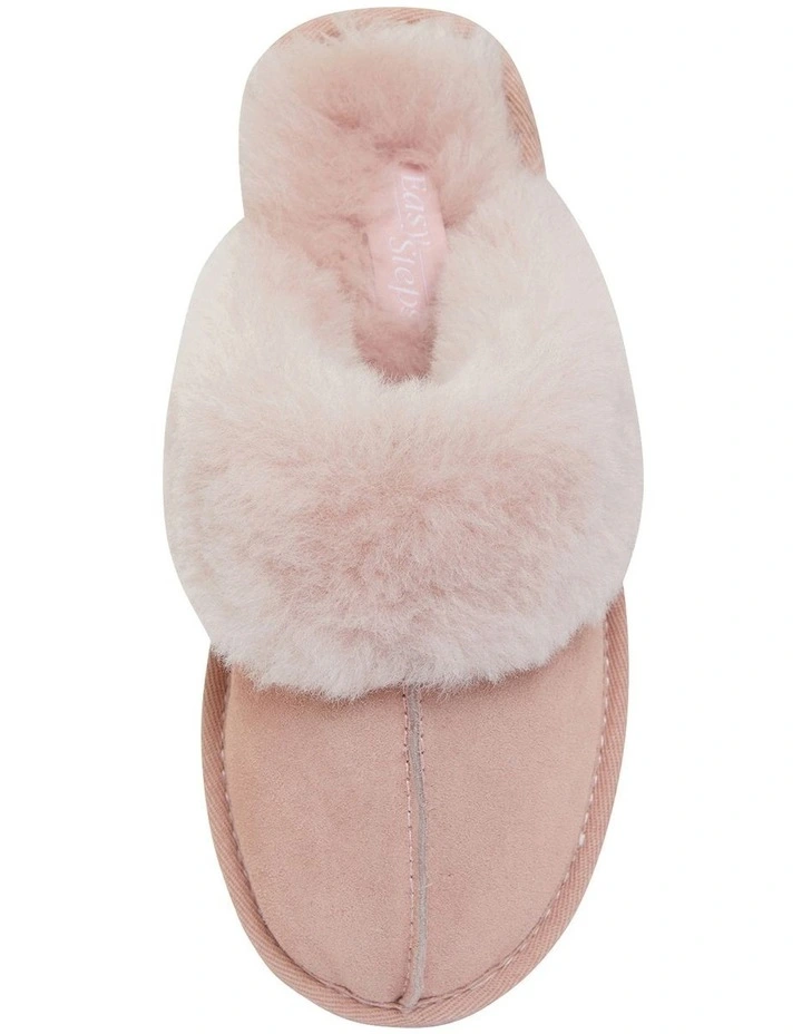 Peggy Pink Suede Slippers 4 Peggy Pink Suede Slippers - Image 4