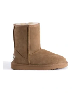Mid Calf Zip-Up Sheepskin Boot Chestnut/Tan 13 Mid Calf Zip-Up Sheepskin Boot Chestnut/Tan -Myer Clothing Shop 837291700 7 720x928
