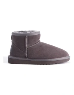 Short Sheepskin Ankle Boot Grey 13 Short Sheepskin Ankle Boot Grey -Myer Clothing Shop 837291790 7 720x928