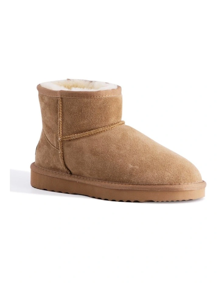 Short Sheepskin Ankle Boot Chestnut/Tan 1 Short Sheepskin Ankle Boot Chestnut/Tan
