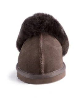 Unisex Sheepskin Wool Sydney Slippers Chocolate -Myer Clothing Shop 837292240 5 720x928