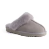 Unisex Sheepskin Wool Sydney Slippers Light Grey