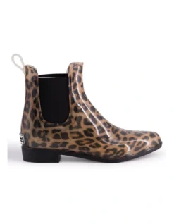 Womens Rainboots With Free Sheepskin Insole Leopard Print -Myer Clothing Shop 837293230 7 720x928