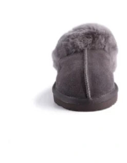 Unisex Sheepskin Wool Sydney Slippers Dark Grey -Myer Clothing Shop 837293590 5 720x928