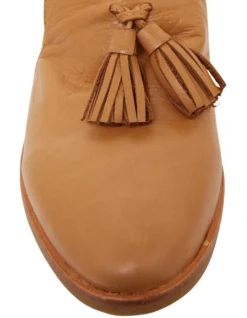 Salvador Flat Shoes In Cognac Leather -Myer Clothing Shop 838969030 5 720x928