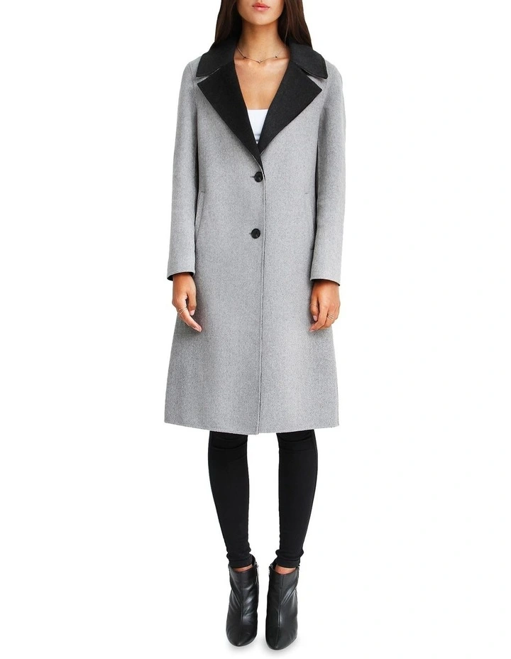 Lexington Two-Tone Wool Blend Coat 5 Lexington Two-Tone Wool Blend Coat - Image 5