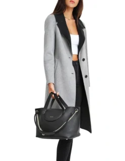 Lexington Two-Tone Wool Blend Coat 11 Lexington Two-Tone Wool Blend Coat -Myer Clothing Shop 838985860 6 720x928