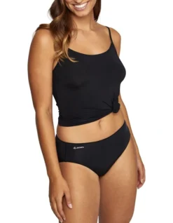 Jockey NPL Tactel High Cut Brief Black