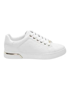 Guess Rollin White Lace-Up Sneaker