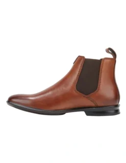 Hush Puppies Leather Tan Burnish Chelsea Boot -Myer Clothing Shop 840499750 3 720x928