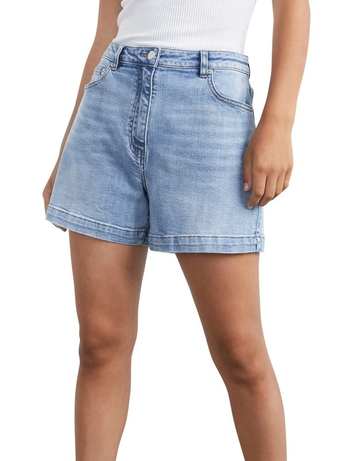 French Connection High Rise Denim Short 1 French Connection High Rise Denim Short