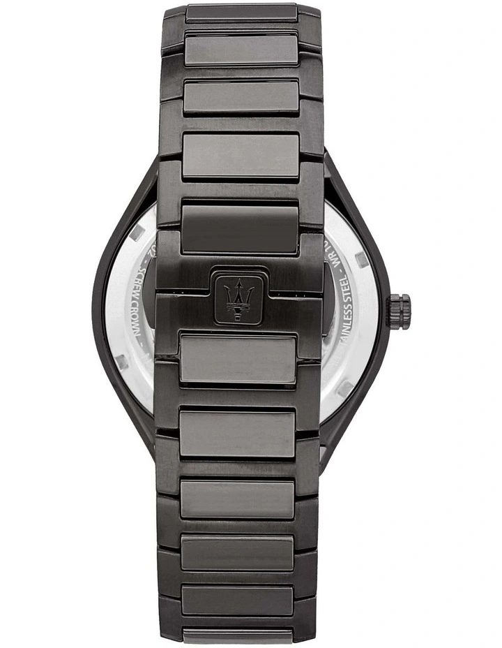 Maserati Stile Gun Metal Gunmetal Stainless Steel Sport Watch 3 Maserati Stile Gun Metal Gunmetal Stainless Steel Sport Watch - Image 3