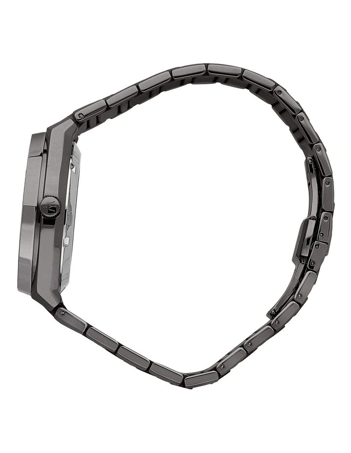 Maserati Stile Gun Metal Gunmetal Stainless Steel Sport Watch 4 Maserati Stile Gun Metal Gunmetal Stainless Steel Sport Watch - Image 4