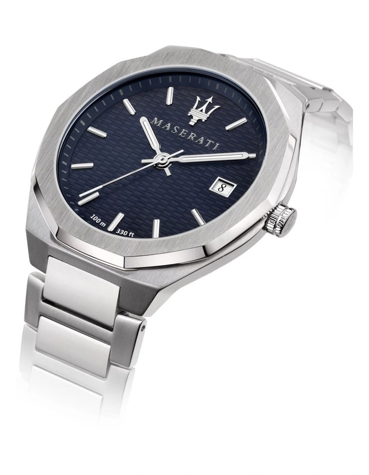 Maserati Stile Blue Dial Bracelet Blue Stainless Steel Sport Watch 5 Maserati Stile Blue Dial Bracelet Blue Stainless Steel Sport Watch - Image 5