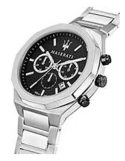 Maserati Stile Chrono Black Dial Bracelet Black Stainless Steel Chronograph Watch -Myer Clothing Shop 840873250 5 720x928