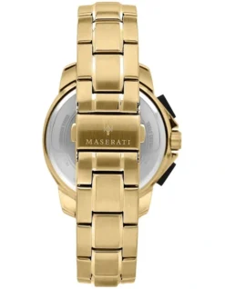 Maserati Successo Solar Gold Gold Stainless Steel Chronograph Watch 8 Maserati Successo Solar Gold Gold Stainless Steel Chronograph Watch -Myer Clothing Shop 840873430 3 720x928