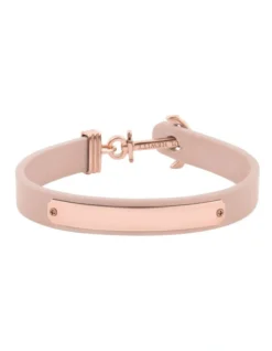 Paul Hewitt PH Signum Female Engraveable, Rose Gold Anchor, Nude Bracelet, Large Size, 170mm