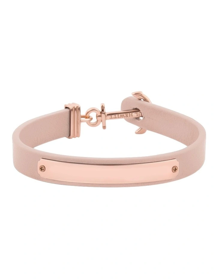 Paul Hewitt PH Signum Female Engraveable, Rose Gold Anchor, Nude Bracelet, Large Size, 170mm 1 Paul Hewitt PH Signum Female Engraveable, Rose Gold Anchor, Nude Bracelet, Large Size, 170mm