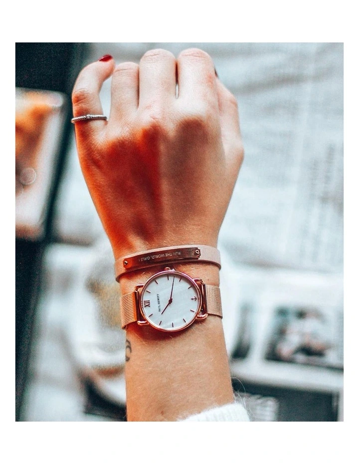 Paul Hewitt PH Signum Female Engraveable, Rose Gold Anchor, Nude Bracelet, Large Size, 170mm 2 Paul Hewitt PH Signum Female Engraveable, Rose Gold Anchor, Nude Bracelet, Large Size, 170mm - Image 2