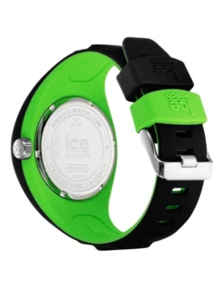 Ice-Watch Ice P. Leclercq Green Medium Black Silicone Chronograph Watch -Myer Clothing Shop 841078540 4 720x928
