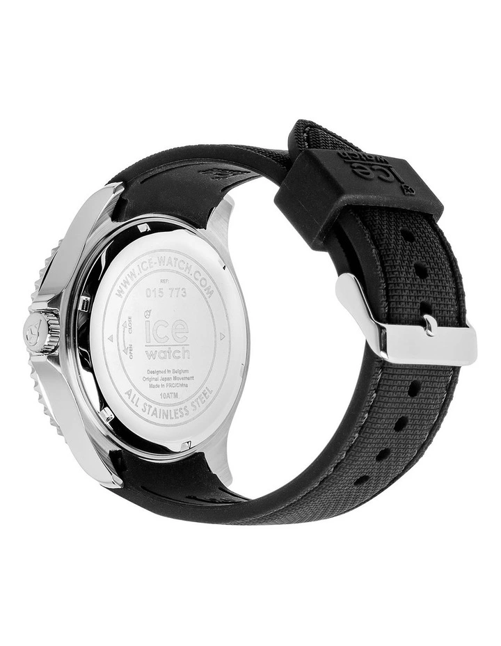 Ice-Watch Ice Steel Black Large Watch 5 Ice-Watch Ice Steel Black Large Watch - Image 5
