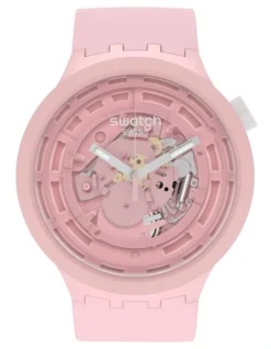 Swatch C-Pink Bioceramic Quartz Watch